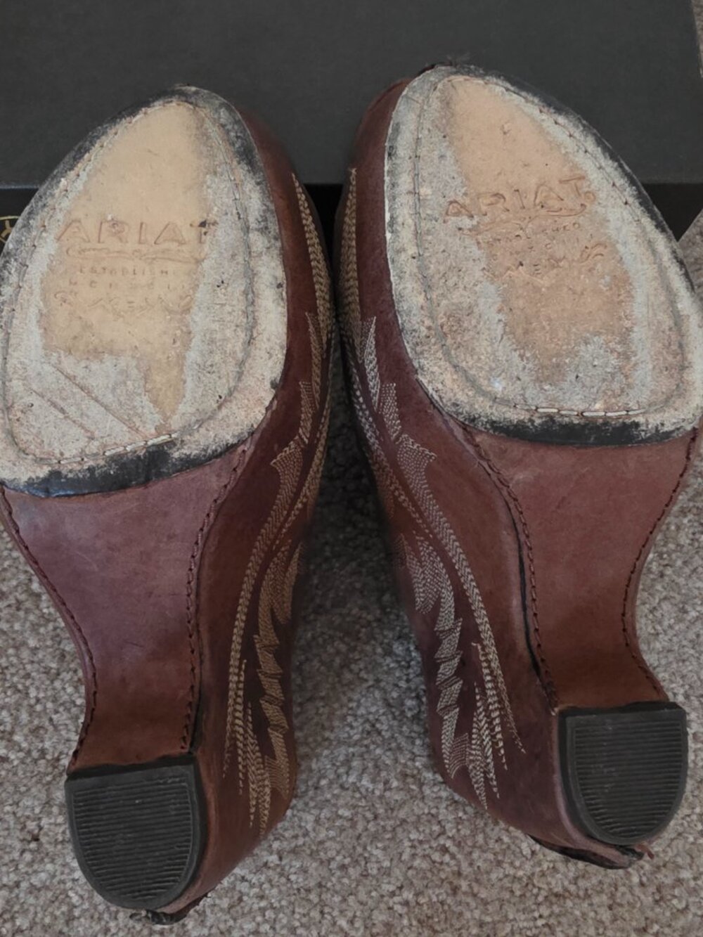 Ariat Summerside clogs, brown, size 10 - Picture 6 of 6